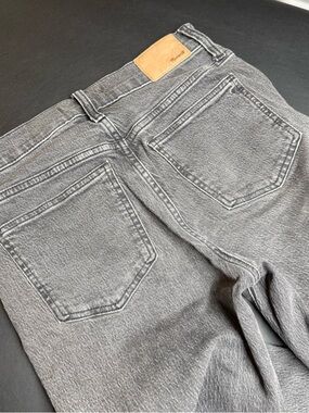 Madewell Charcoal Gray High-Rise Jeans